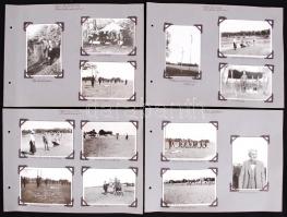 1935 28 db fotó, főként a pusztakarádi cserkésztáborból / 1935 28 boy-scout camps photos