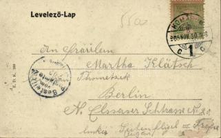 Komárom Nádor utca, Rehberger Sándor, Nagy Géza és Fektor György kereskedései / street, shops (Rb)