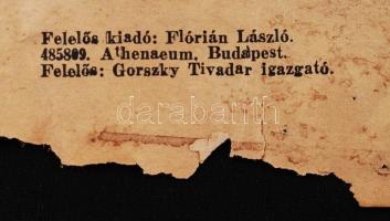 cca 1950 Rákosit dicsőítő plakát 85x20 cm