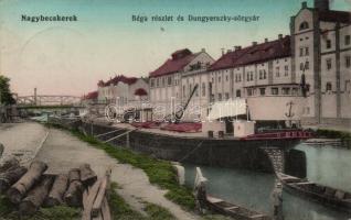 Nagybecskerek, Béga riverside, Dungyerszky brewery, SS Ernő