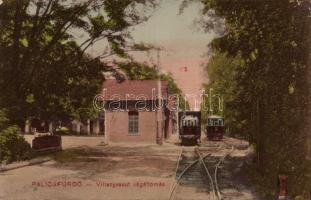 Palicsfürdő villanyvasút végállomás / tram station