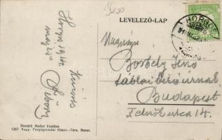 Horgos, Vasút utca, vegyeskereskedés / street, shop