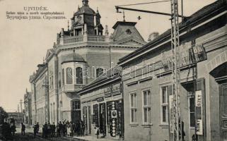Újvidék Szűcs utca, szegényház, Lucin könyvkötészet / poorhouse, Lucin's bookshop