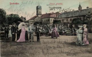 Szabadka Piactér / market, collage