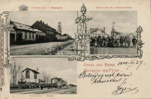 Ruma, railway station, floral