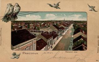 Pancsova Sztarcsovai út / street Emb. litho