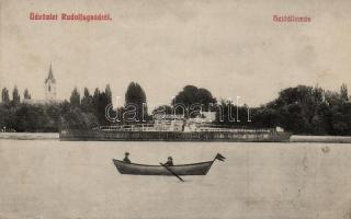 Rezsőháza, Rudolfsgnád; ship station