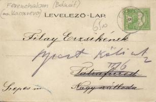 Ferenchalom,  Franzfeld; 100 éves ünnep és rendező bizottság / anniversary feast