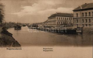 Nagybecskerek, Béga riverside