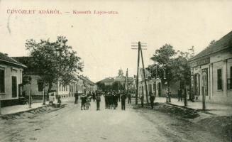 Ada, Kossuth utca, Geiger Ferenc kereskedése / street, shop