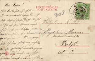 Vámosderecske; church, shop (EK)