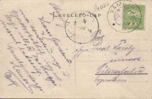 Vámosderecske, Drassenmarkt; Pleiszl vendéglő / restaurant, floral