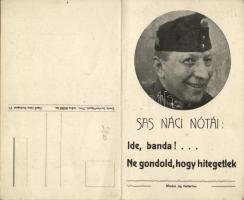 Sas náci nótái, 'Zenés levelezőlapok', folding card