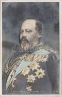 King Edward VII, Emb. postcard