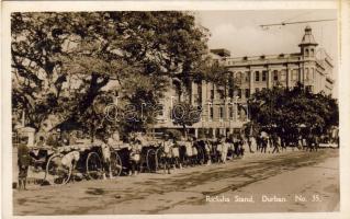 Durban Ricksha Stand foto AK