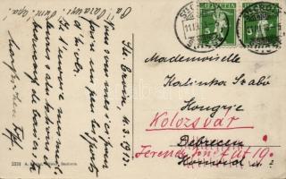 Skijoring in the Swiss Alps