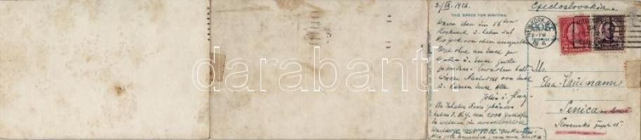 New York, Woolworth building, folding card (fl)