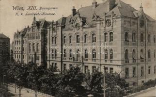 Vienna XIII. Baumgarten; Landwehr-Kaserne / military barracks (EK)