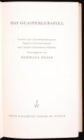 Hermann Hesse: Das Glasperlenspiel I-II. Zürich, 1943, Fretz & Wasmuth. Kiadói, aranyozott, egés...