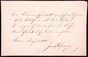 cca 1830-1850 "Emlékkönyv" Közel 100 különböző kézzel írt és rajzolt emléklap aranyozott e...