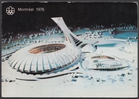 1976 A magyar olimpiai birkózó csapat több tagja által aláírt képeslap /
1976 Postcard signed by the...