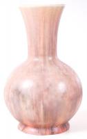 Zsolnay rózsaszín mázas váza, jelzett, hibátlan, m:18 cm /Zsolnay glazed vase, perfect condition