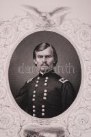 cca 1863 Franz Sigel 1824-1902): 1848-as német szabadságharcos, később amerikai tábornokot ábrázoló ...