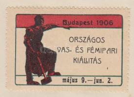 1906-1914 6 db klf levélzáró bélyeg