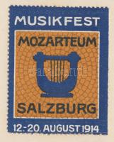 1906-1914 6 db klf levélzáró bélyeg