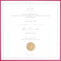 Palotás József (1947-): Móra Ferenc-Díj. kiemelkedő muzeológusoknak járó állami bronz plakett kitünt...