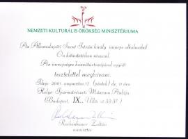 Palotás József (1947-): Móra Ferenc-Díj. kiemelkedő muzeológusoknak járó állami bronz plakett kitünt...