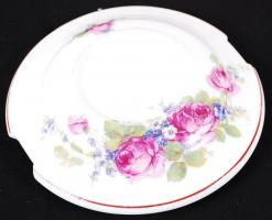 Vegyes porcelán tétel, érdekes formájú kínáló (apró lepattanás), hollóházi vázák és hamutál