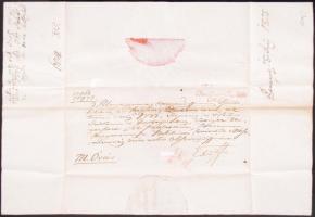 cca 1800-1816 4 db helytartótanácsi levél, különböző témákkal, rajtuk jó aláírásokkal: Almásy, Darva...