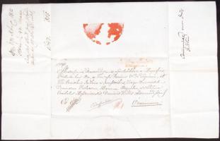 1815 Helytartótanácsi levél József nádor saját kezű aláírásával / 
1815 Ex offo letter of the Govern...