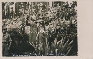 1935 ZHP Spala Central European Jamboree, opening ceremony, Principal Moscisky