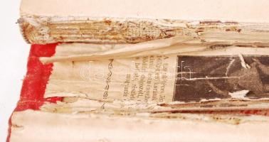 1913 Vasárnapi Ujság. Szerk. Hoitsy Pál, első fél évfolyama, bekötve. Festett, kissé laza egészvászo...