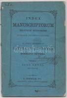 Beke Antal: Az Erdély egyházmegyei Batthyáni-könyvtár kéziratai névsora. Index manuscriptorum bibliothecae Batthyanianae dioecesis Transsylvaniensis. Kiad. - -. K.-Fehérvár (Gyulafehérvár), 1871, k.n., 56p. Fűzve, kiadói papírborítóban