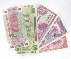 Nagy-Britannia / Katonai kiadás 1948. 1Ł + 1956. 1Ł + 1962. 1Ł + 1972. 5P + 50P T:I
Great Britain / ...