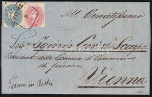 10kr + 5kr 2 colour franking on cover (with full content) 