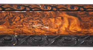 Sérült antik keret, belső: 62×46 cm, külső: 73×57 cm