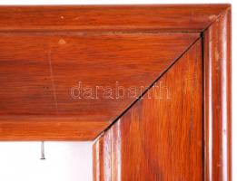 Rusztikus antik keret, belső: 48×60 cm, külső: 61×73 cm