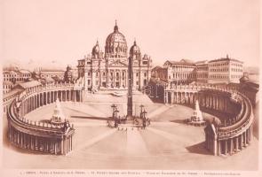 cca 1940 Róma - 130db képet tartalmazó füzet papírkötésben