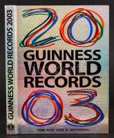 Guiness World Records 2003 - Rekordok könyve. Guinness World Records Ldt. Kiadói kartonkötésben, jó ...