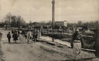 Shkodër / Shkodra, troop and horse camp in the battle area