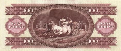 1993. 100Ft (5x) egymás utáni sorszámmal és nyomdai festékfoltokkal T:I