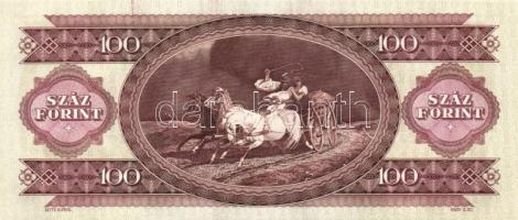 1993. 100Ft (6x) egymás utáni sorszámmal és nyomdai festékfoltokkal T:I