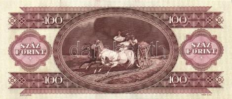 1993. 100Ft (7x) egymás utáni sorszámmal és nyomdai festékfoltokkal T:I