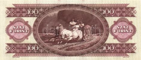 1993. 100Ft (7x) egymás utáni sorszámmal és nyomdai festékfoltokkal T:I