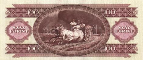 1993. 100Ft (8x) egymás utáni sorszámmal és nyomdai festékfoltokkal T:I