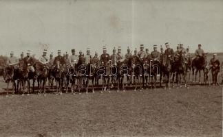 Cavalry and bicycle soldiers, photo